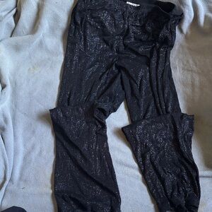Good Condition Black Sparkly Pants